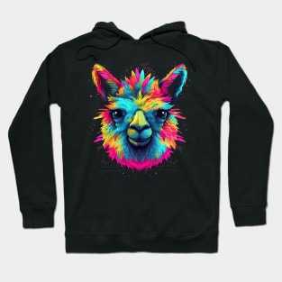 Llama Smiling Hoodie